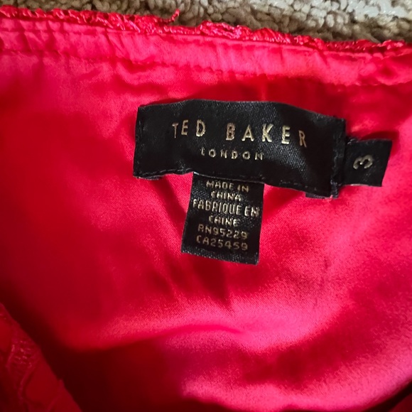 NWOT Ted Baker Valens mixed lace midi dress, Ted size 3 (regular 8) - Picture 12 of 12